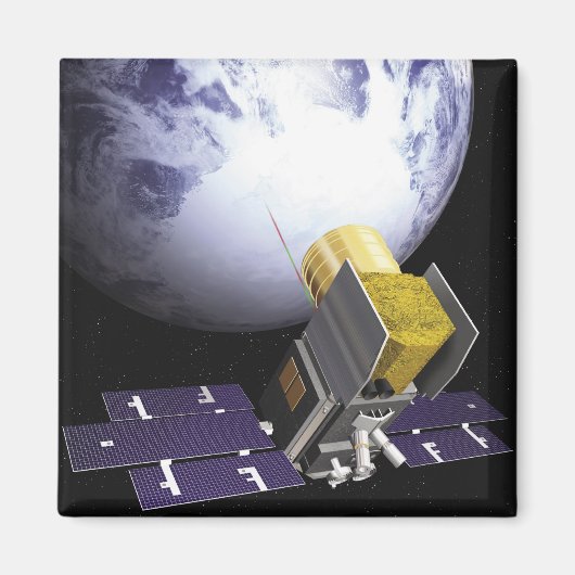 アーティストによる氷・雲の概念 マグネット (正面)