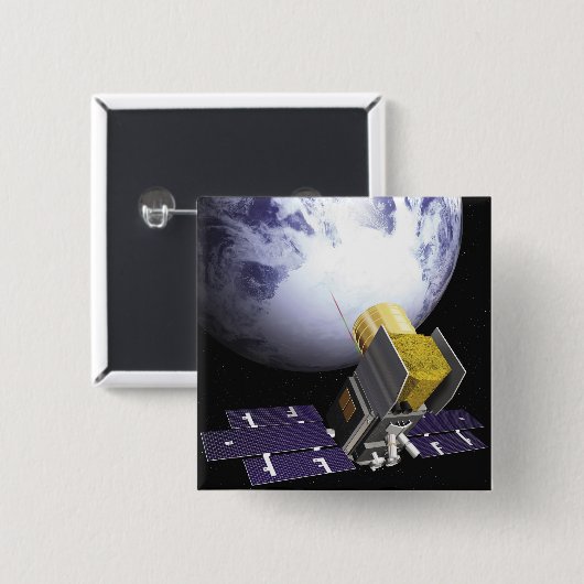 アーティストによる氷・雲の概念 缶バッジ (正面&裏面)