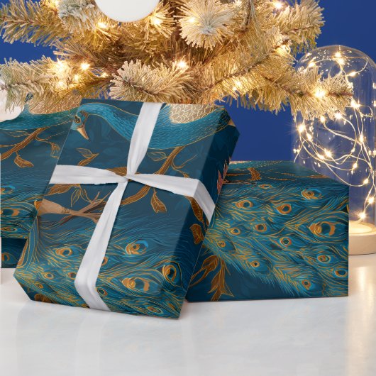アーティストによる高級装飾ギフト包装紙 ラッピングペーパー (クリスマス)