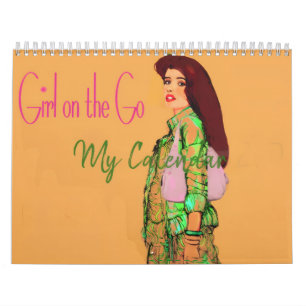 アーティストによる「Girl on the Go」2026年カレンダー カレンダー