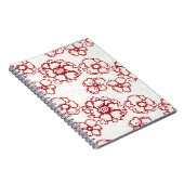 アーティストのためのフラワースパイラルノート ノートブック (右側)