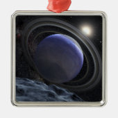 アーティストのイラストレーション メタルオーナメント (正面)