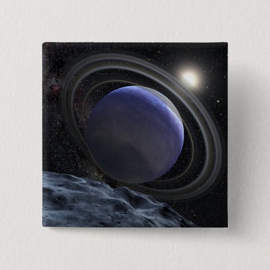 アーティストのイラストレーション 缶バッジ (正面)