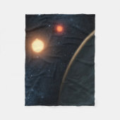 アーティストのコンセプトKepler-16b. フリースブランケット (正面)