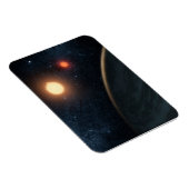 アーティストのコンセプトKepler-16b. マグネット (右側)