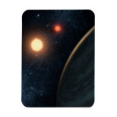 アーティストのコンセプトKepler-16b. マグネット (縦)