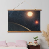 アーティストのコンセプトKepler-16b. 吊り下げ型タペストリー (寝室)