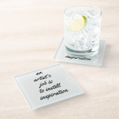 アーティストのジョブガラスコースター ガラスコースター (アングル)