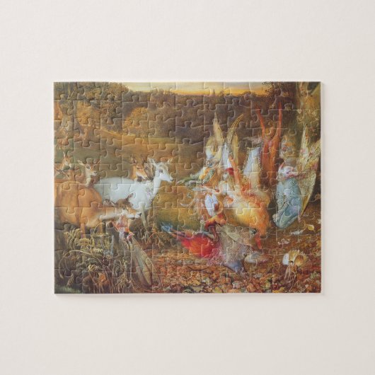 アーティストのジョン・アンスター・フィッツジェラルドによる魅惑の森 ジグソーパズル (横)