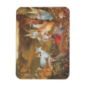 アーティストのジョン・アンスター・フィッツジェラルドによる魅惑の森 マグネット (縦)