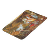 アーティストのジョン・アンスター・フィッツジェラルドによる魅惑の森 マグネット (左側)