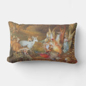 アーティストのジョン・アンスター・フィッツジェラルドによる魅惑の森 ランバークッション (正面)