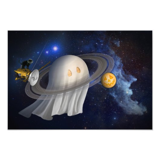 アーティストのハロウィーンイラストレーション フォトプリント            (正面)