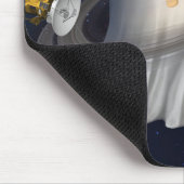 アーティストのハロウィーンイラストレーション マウスパッド (コーナー)