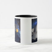 アーティストのハロウィーンイラストレーション マグカップ (中央)