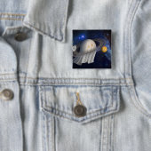 アーティストのハロウィーンイラストレーション 缶バッジ (インサイチュ)