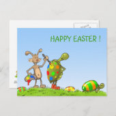 アーティストのバニー葉書 シーズンポストカード (正面/裏面)