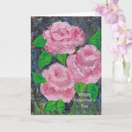 アーティストのバレンタインデー カード (蘭)