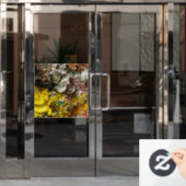 アーティストのパレット#1 ウィンドウサイン (オフィスドア)