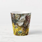 アーティストのパレット#1 カフェラテマグ (正面)