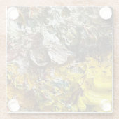 アーティストのパレット#1 ガラスコースター (裏面)