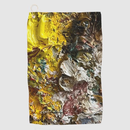 アーティストのパレット#1 ゴルフタオル (正面)