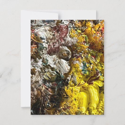 アーティストのパレット#1 サンキューカード (正面)