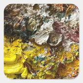 アーティストのパレット#1 スクエアシール (正面)