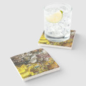 アーティストのパレット#1 ストーンコースター (横)