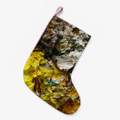 アーティストのパレット#1 スモールクリスマスストッキング (正面 (吊り時))