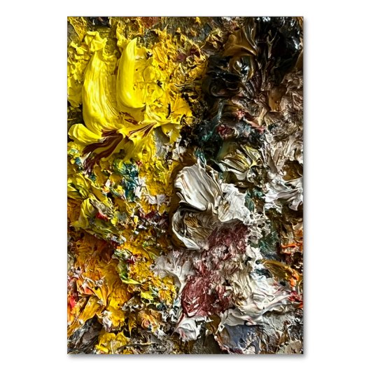 アーティストのパレット#1 テーブルナンバー (正面)