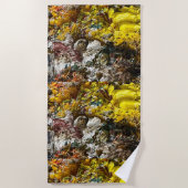 アーティストのパレット#1 ビーチタオル (正面)