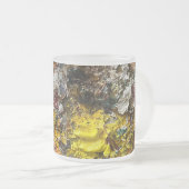 アーティストのパレット#1 フロストグラスマグカップ (正面右)