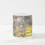 アーティストのパレット#1 フロストグラスマグカップ (中央)