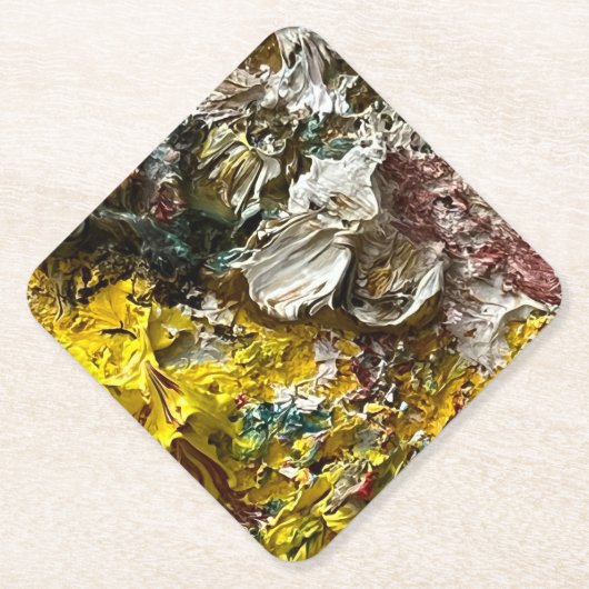 アーティストのパレット#1 ペーパーコースター (正面)