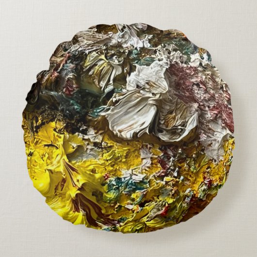 アーティストのパレット#1 ラウンドクッション (正面)