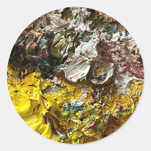 アーティストのパレット#1 ラウンドシール (正面)