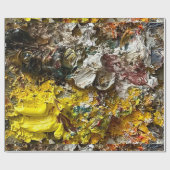 アーティストのパレット#1 ラッピングペーパー (フラット)