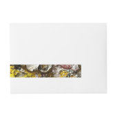 アーティストのパレット#1 ラップアラウンド宛名ラベル (正面)