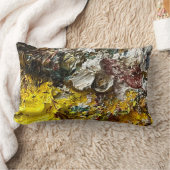 アーティストのパレット#1 ランバークッション (ブランケット)