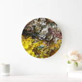 アーティストのパレット#1 ラージ壁時計 (ホーム)