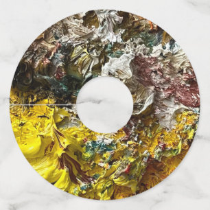 アーティストのパレット#1 ワイングラスタグ