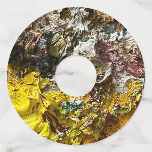 アーティストのパレット#1 ワイングラスタグ (正面)