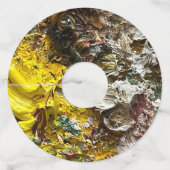 アーティストのパレット#1 ワイングラスタグ (裏面)