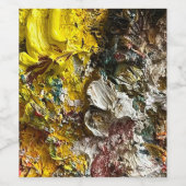 アーティストのパレット#1 ワインラベル (シングルラベル)