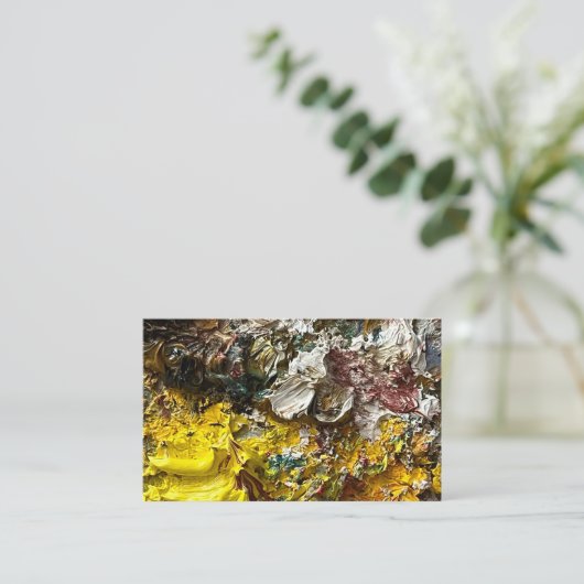 アーティストのパレット#1 名刺 (スタンド正面)