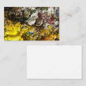 アーティストのパレット#1 名刺 (正面/裏面)