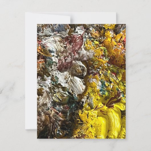 アーティストのパレット#1 招待状 (正面)