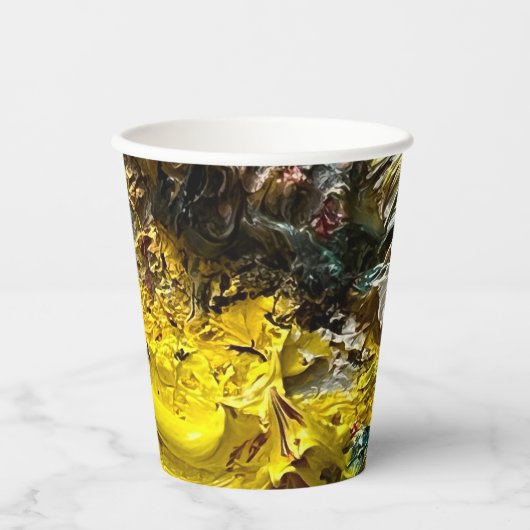 アーティストのパレット#1 紙コップ (正面)