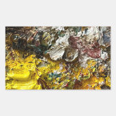 アーティストのパレット#1 長方形シール (正面)